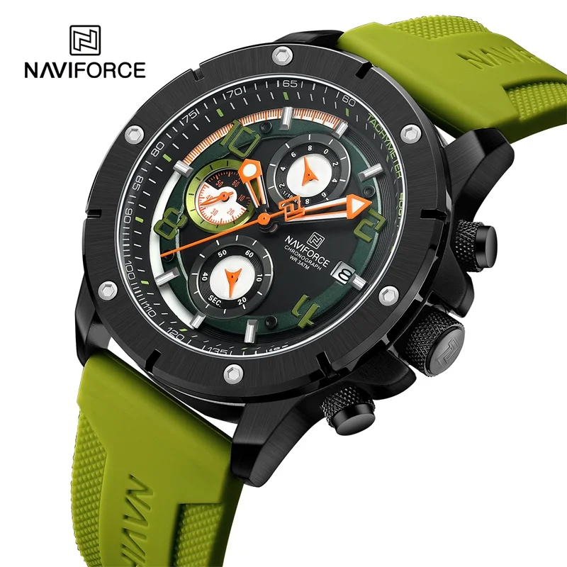 

NAVIFORCE Men Fashion Casual Quartz Date Watches Luxury Male Clock Chronograph Waterproof Sport Wristwatches Relogio Masculino