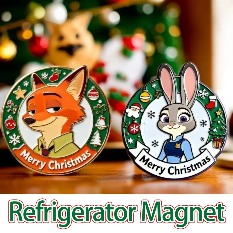 

Магниты на холодильник Disney Zootopia, декоративные магниты для дома и кухни, магнитные наклейки для фото, досок для сообщений