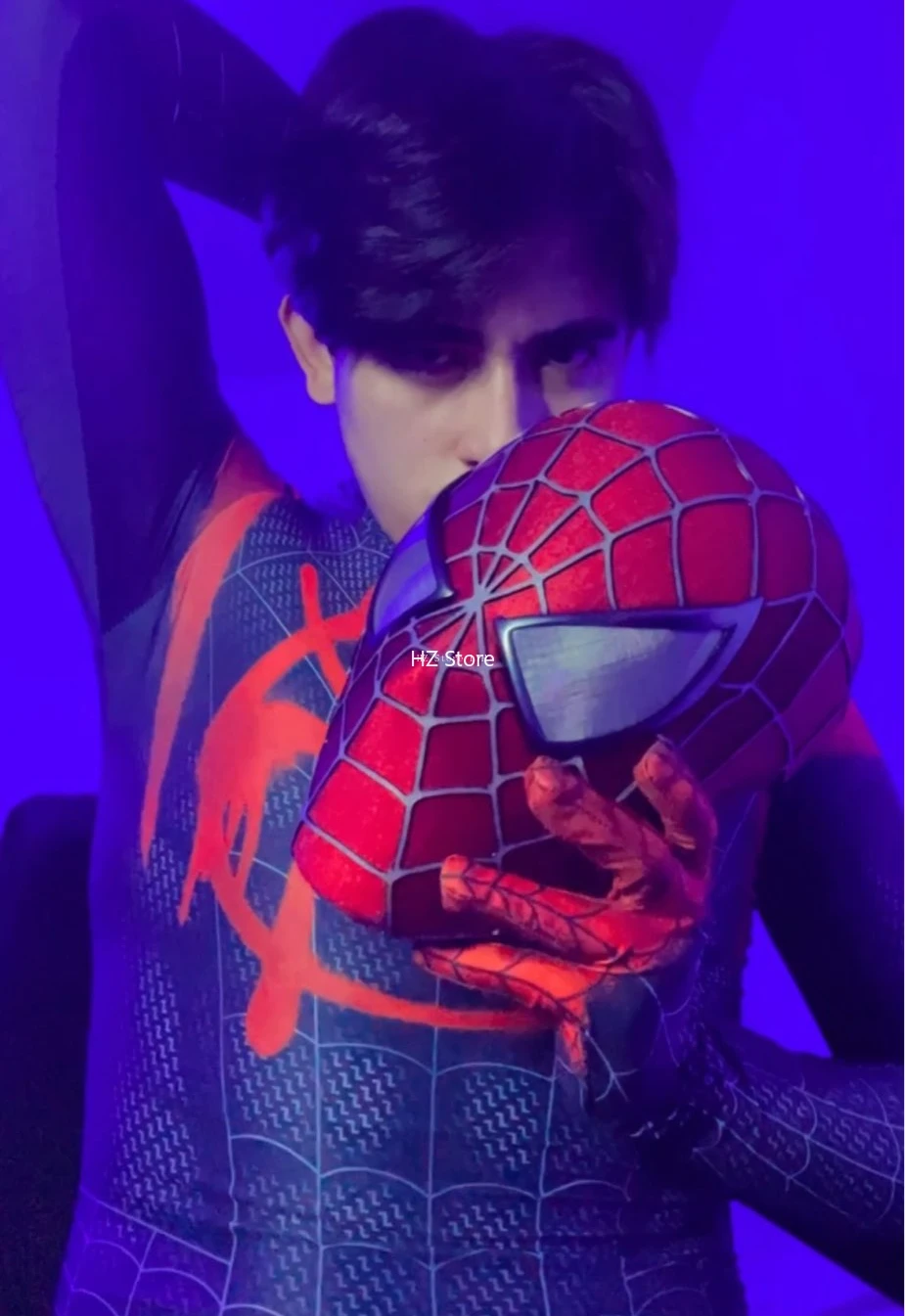 カスタマイズされたサム・レイミ スパイダーマンマスク コスプレ