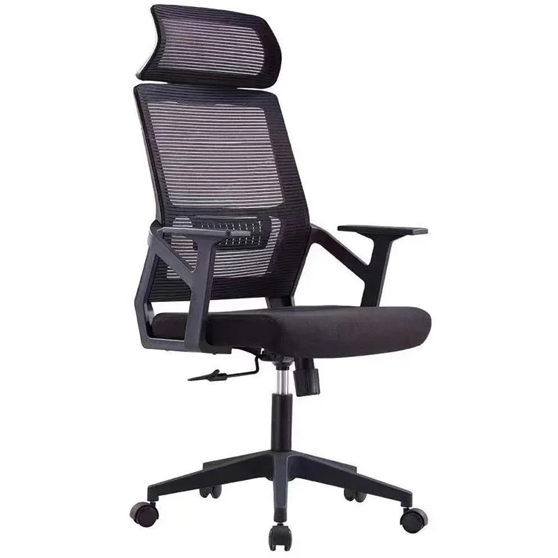 

Wheels Back Cushion Office Chair Mesh Ventilated Executive Office Chair Ergonomic Black Fauteuil Ergonomique Theater Furniture