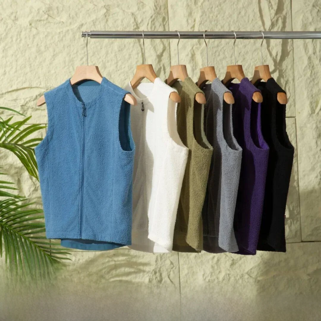 

Легкий дышащий жилет Dync Warm с 3D-кроем, серия Fce Svel Mountain, молодежный повседневный летний жилет на молнии