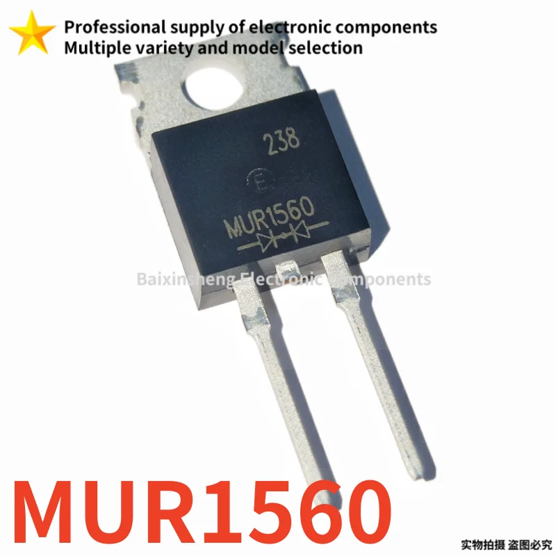 10PCS NEW MUR MUR1540CT MUR1540 MUR1560CT MUR1560 MUR2040CT MUR2040 MUR2060CT MUR2060 TO-220-2PIN fast recovery diode