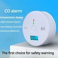 LCD CO Sensor Work Alone Built In 85dB Siren Sound Independent Carbon Monoxide Poisoning Warning Alarm Detector