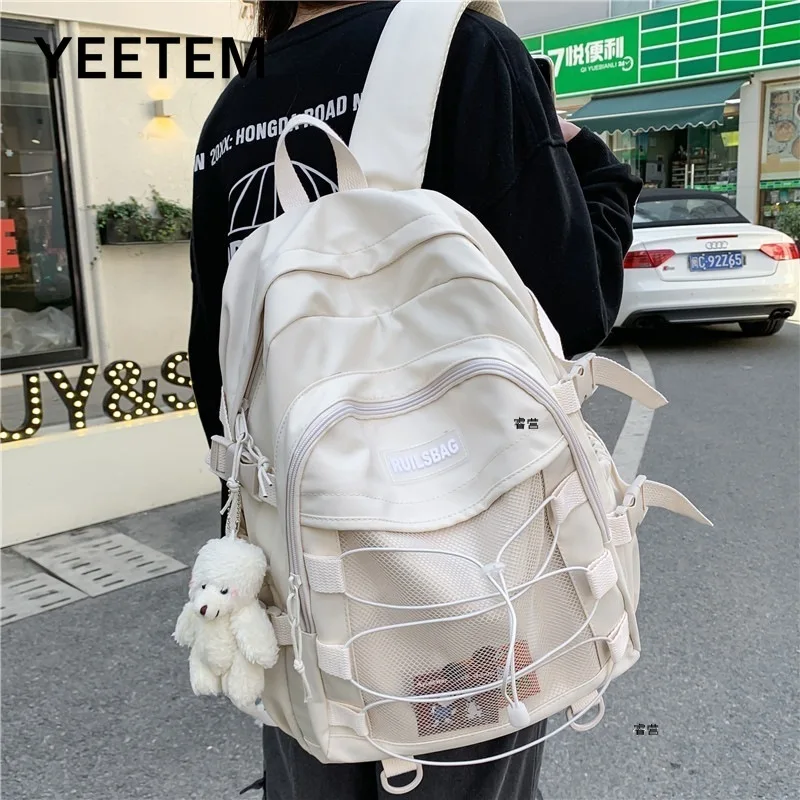 

Индивидуальный модный рюкзак, дорожная сумка, легкая водонепроницаемая сумка через плечо, корейский рюкзак, японский студенческий рюкзак для девочек