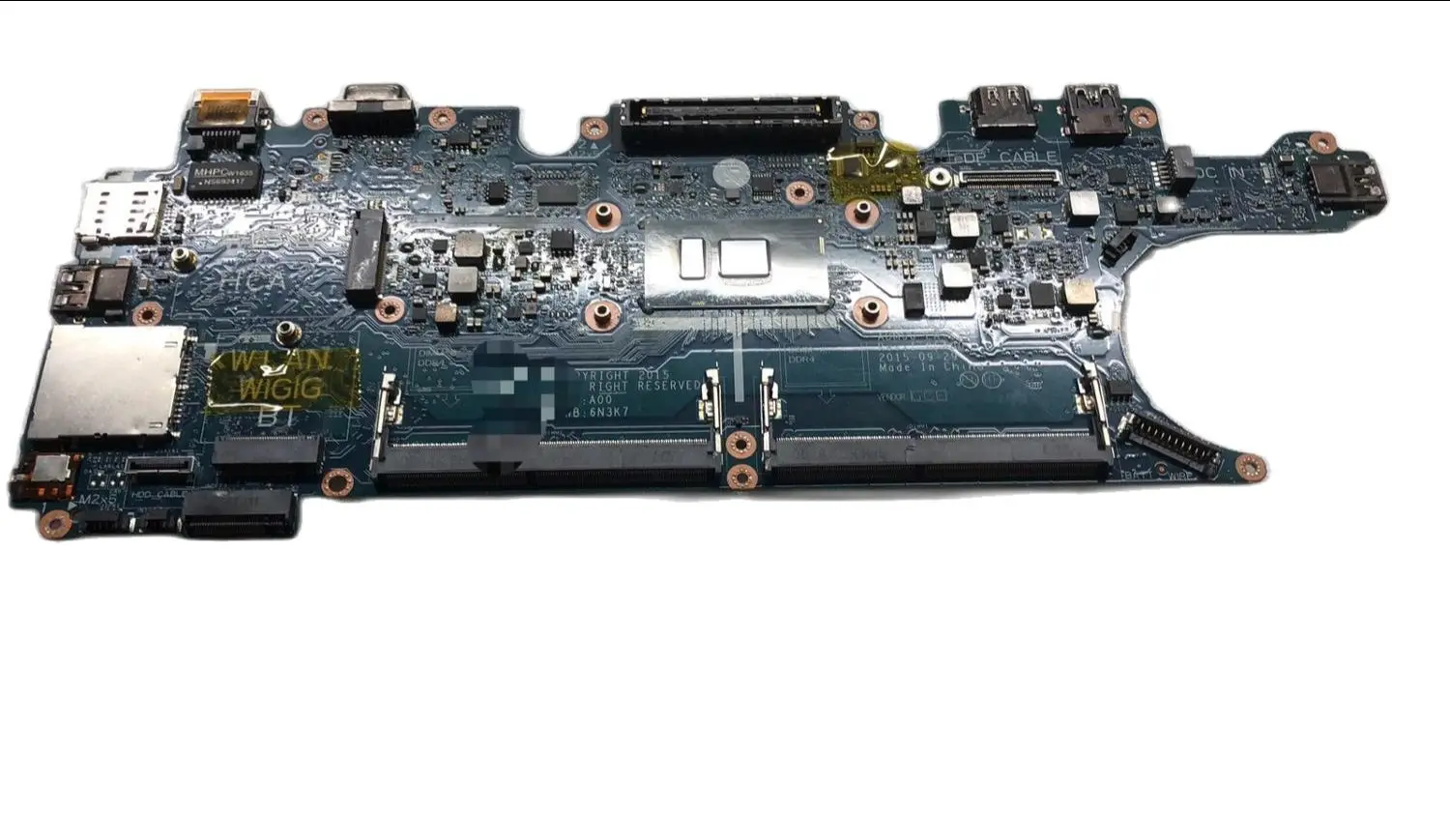 

Original For DELL E5270 Laptop Motherboard With I5-6300U DDR4 CN-0DV5YH 0DV5YH DV5YH ADM60 LA-C621P 100% Tested Fast Ship