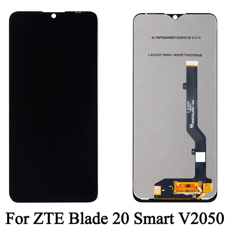 V1050 V2050 100% Tested Premium Lcd For ZTE Blade 20 Smart Display Touch Screen Digitizer Panel Assembly Lcd Screen With Frame