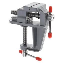 Mini Aluminum Alloy DIY Jaw Bench Clamp Drill Press Vice Micro Clip Power Tool Accessories for Clamping Table Water Pump