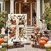 AVOIN colorlife Halloween Jesus Cross Garden Flag 12x18 Inch Outside jjp