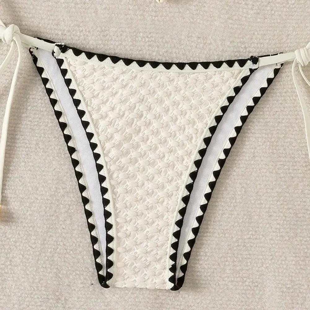 Women's Panties Breathable Underpants Solid Color Soft Blocking Sexy Fashion Lounge Lingerie Casual Floral Bikini Split Swimsuit