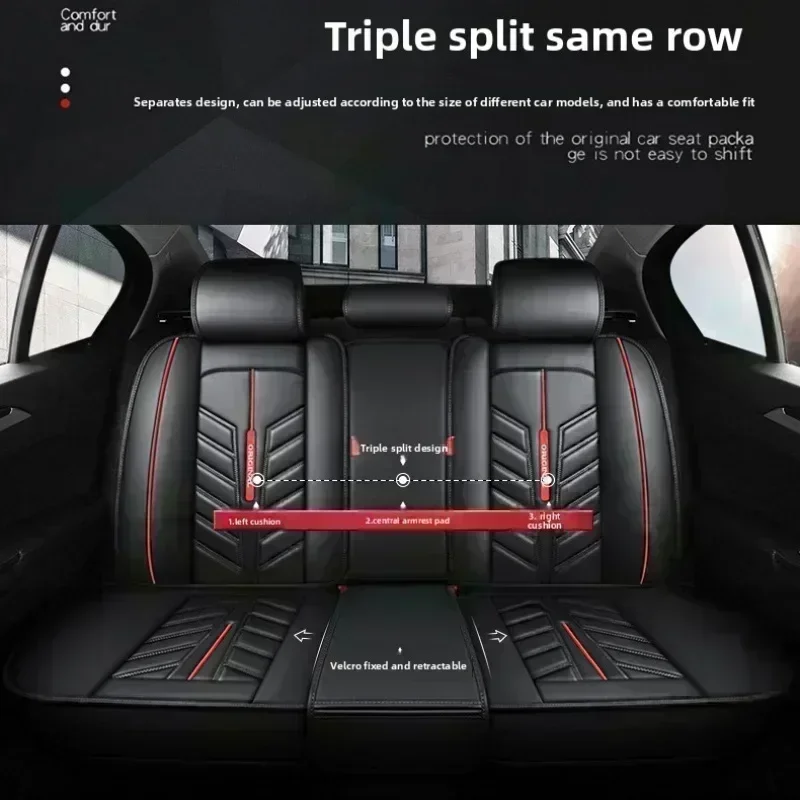 PER HONDA Coprisedile per auto Coprisedile avvolgente completo in pelle PU di alta qualità, morbido e confortevole, impermeabile