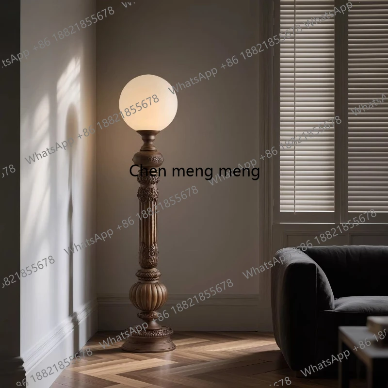 Floor lamp living room study atmosphere floor lamp retro, bed and breakfast tea room lamp