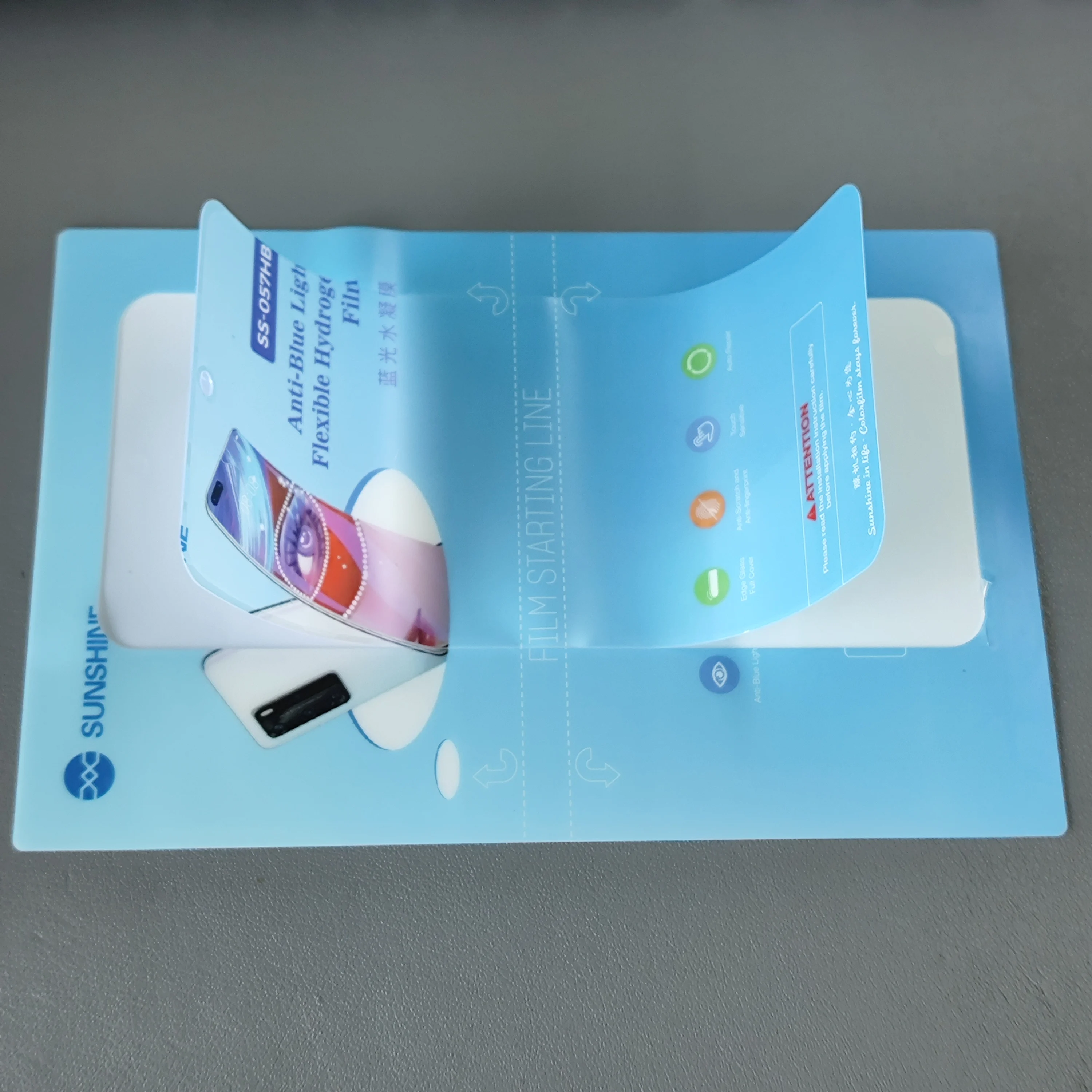 SS‑057HB Anti‑Blue Light TPH Hydrogel Film 50Pcs For Cutting Machine Curved Screen Protector Flexible Phone Back Protective Film