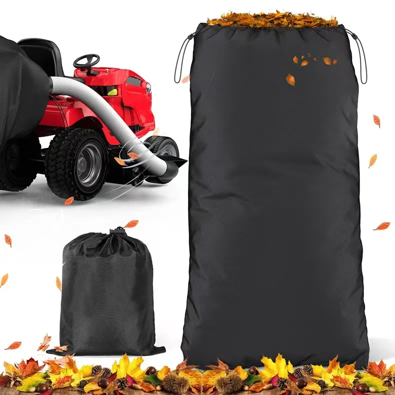 Heavy Duty Oxford Cloth OutdoorCover Reusable Lawn Tractor Leaf Bag 54 Cubic Feet Capacity Material Collection Systems Leaf Bag