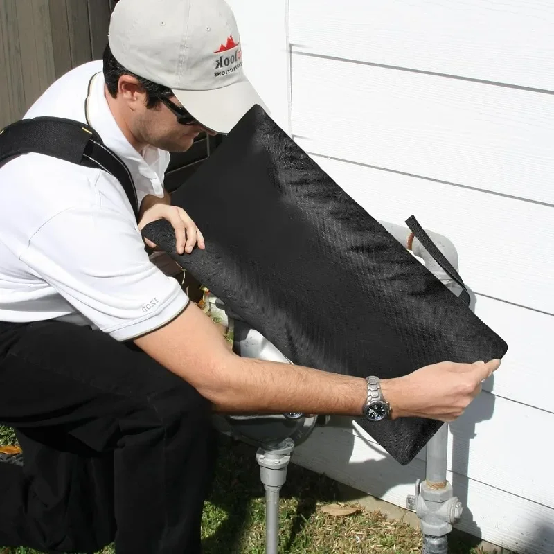 يغطي الصنبور في الهواء الطلق الشتاء تجميد حماية معزول الحنفية كم مقاوم للماء مكافحة الكراك حنفية حقيبة لحديقة ساحة السباكة