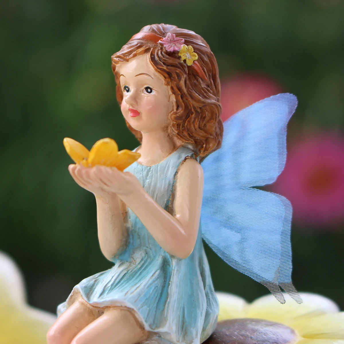 1 Set Cute Flower Fairy, For Decorating a Leisurely Atmosphere With Flowerpot Micro Landscapes, Summer Holiday Decor,Outdoor Fai