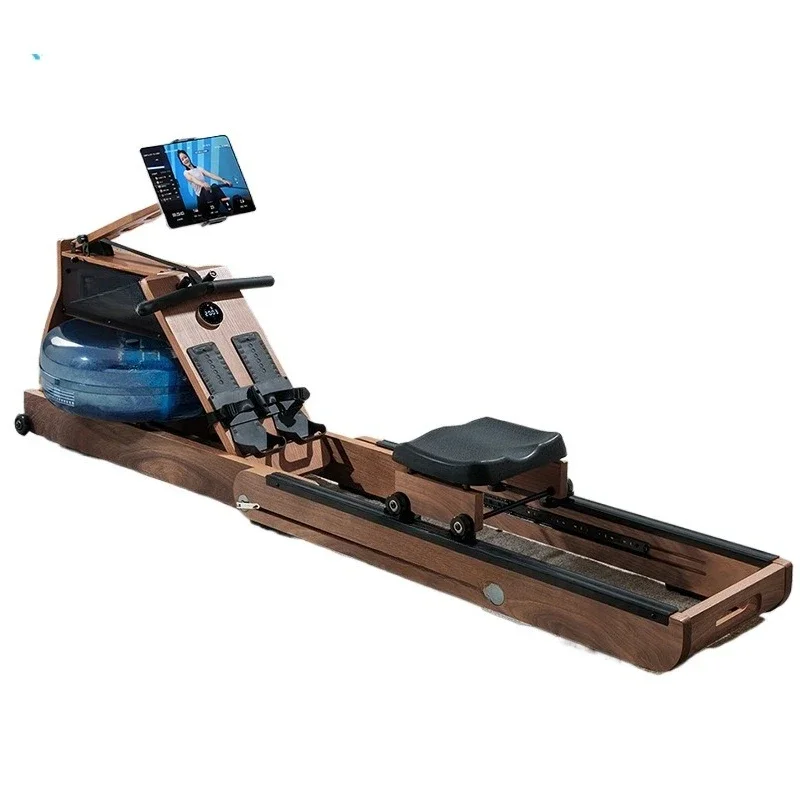 Super fat burning water magnetic double resistance rowing machine smart home folding rowing sports fitness equipment y