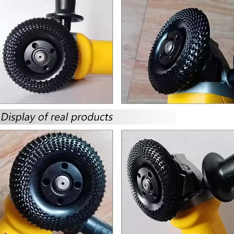 4 Inch Grinder Wheel Disc Wood Shaping Wheel Wood Grinding Shaping Disk For Angle Grinders Power Tools