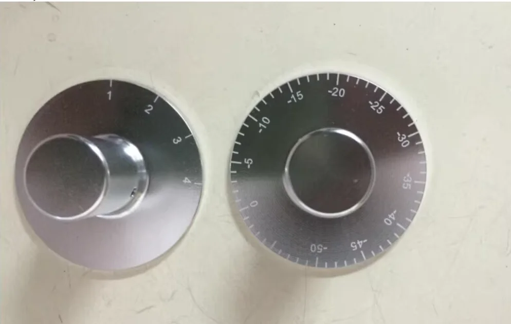 

2PCS High-gloss diameter 50mm all-aluminum chassis knob/laser dial volume knob