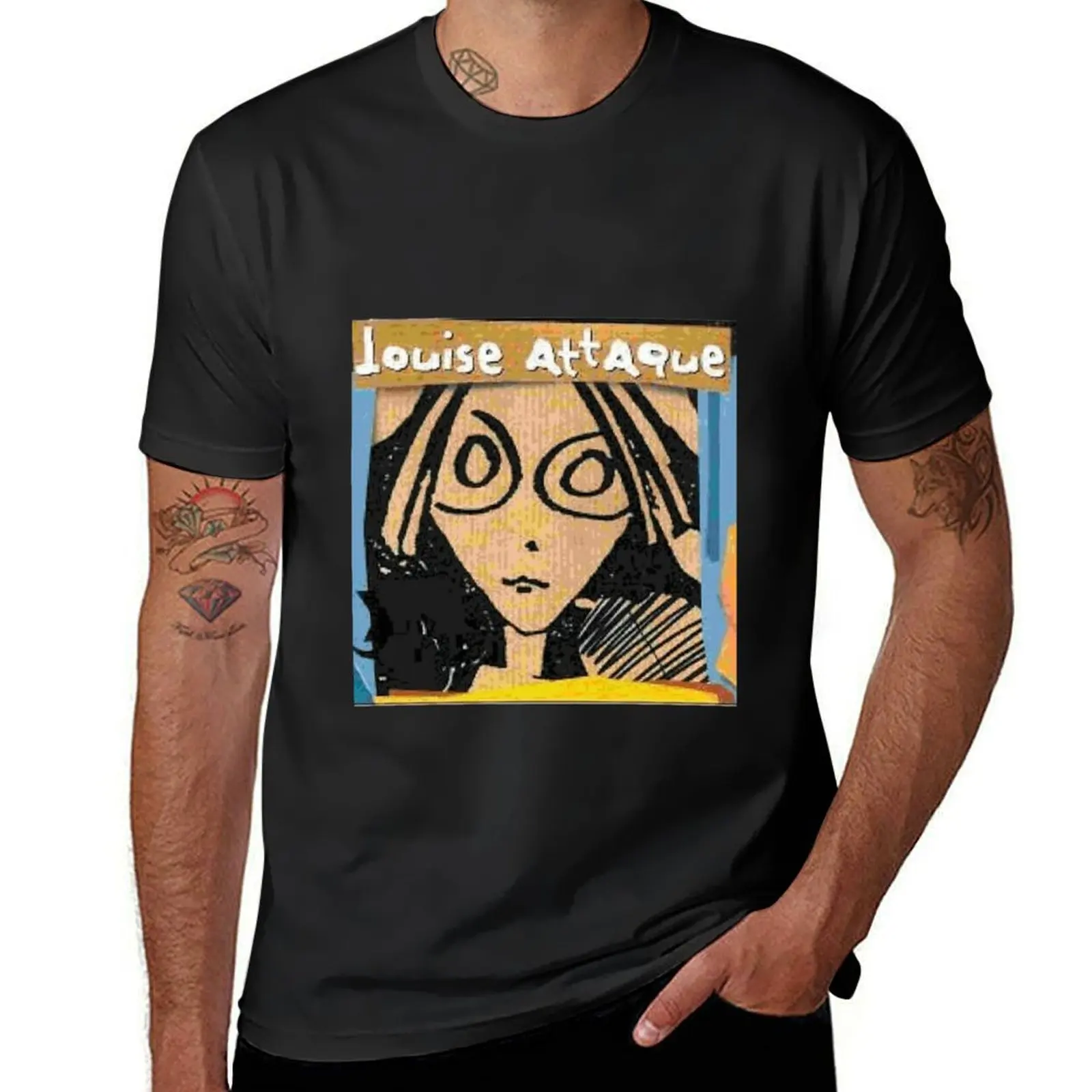 LOUISE ATTACK T-Shirt customs design your own customizeds cute tops quick drying Men's t-shirt