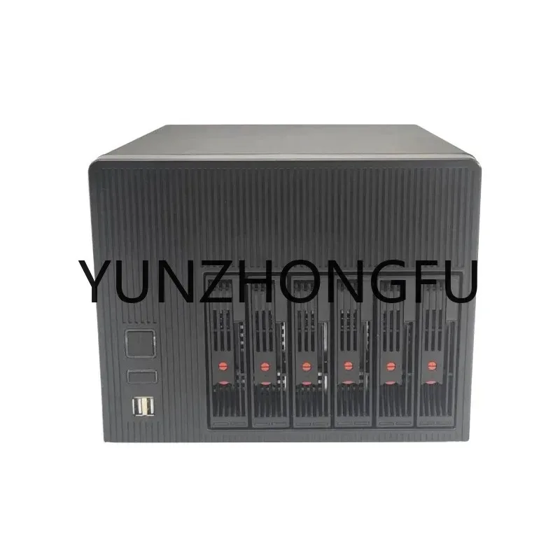 

2022 New high quality 6bays NAS storage case hot swap server chassis with 6gb sata backplane