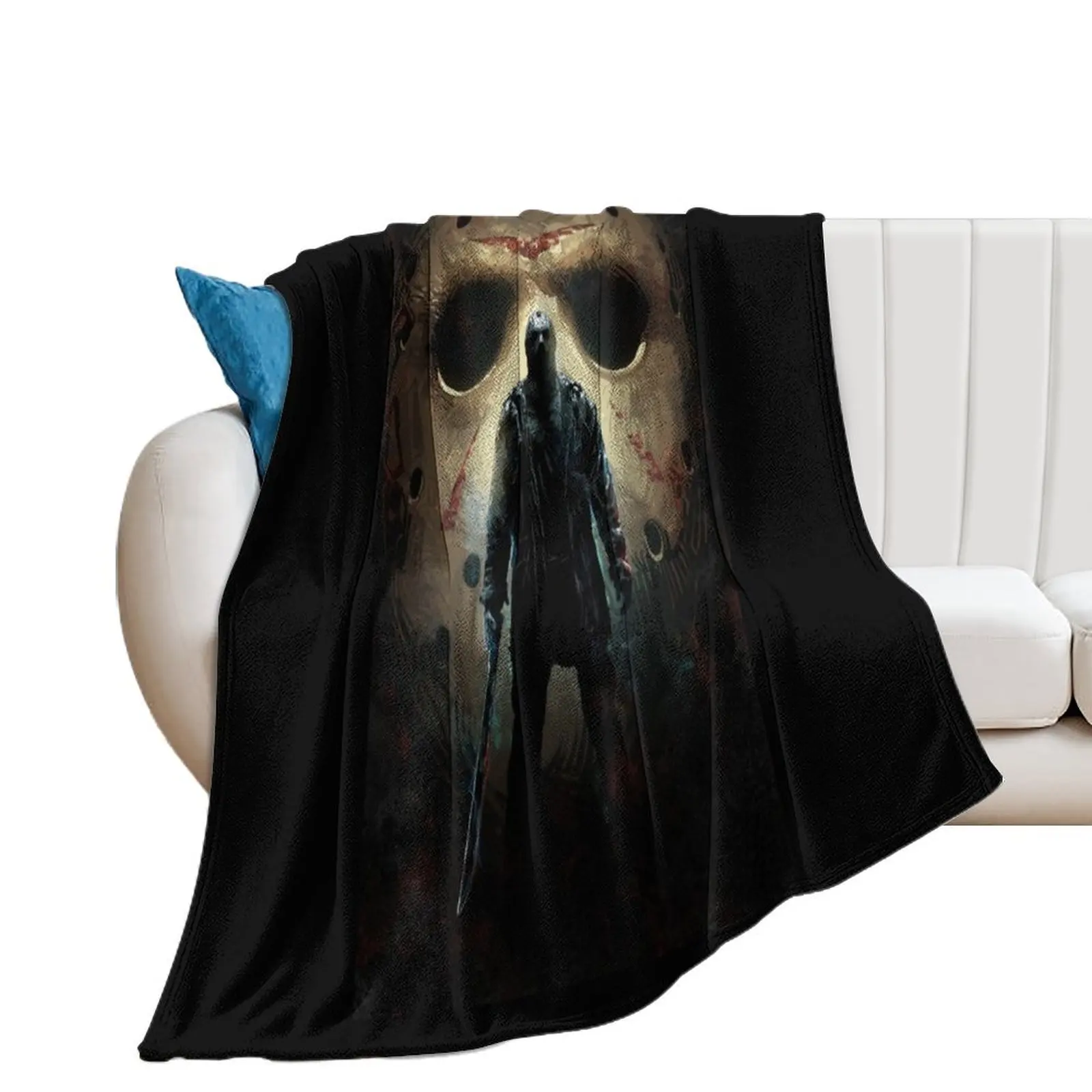 Jason Voorhees Throw Blanket Luxury Brand heavy to sleep Blankets