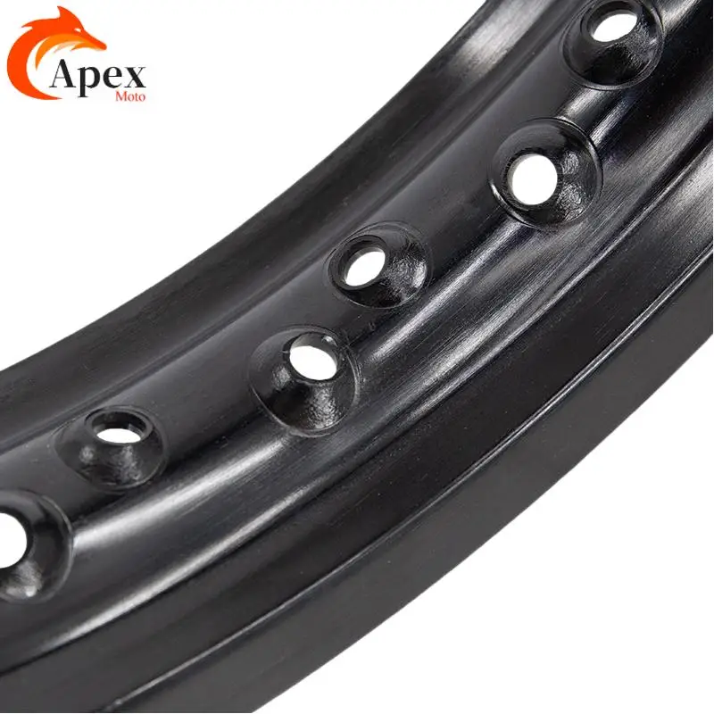 12 بوصة محور العجلة العلامة التجارية الجديدة دراجة نارية 1.85x12 32/36 المتحدث ثقوب العجلات الأمامية/الخلفية 12 بوصة سبائك الألومنيوم حافة 1.85*12" #5