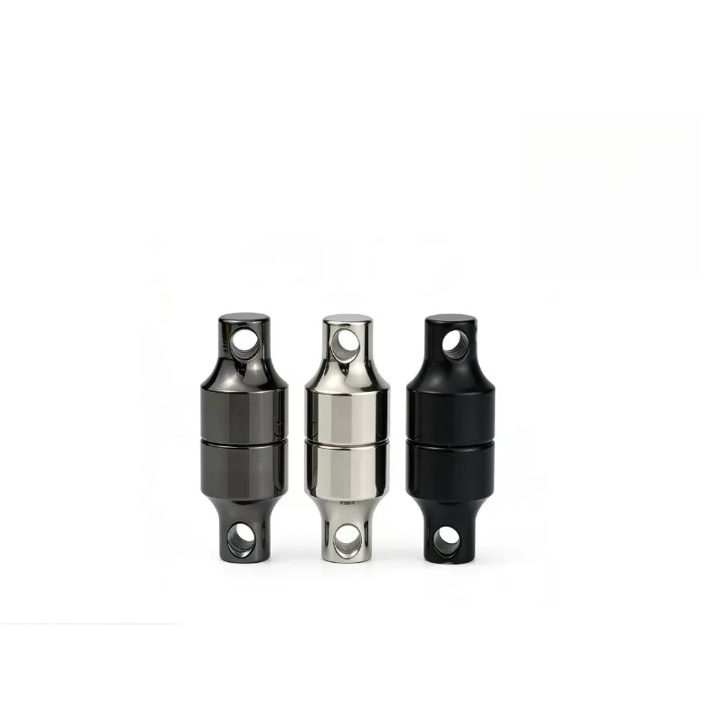 1Pairs Strong Magnetic Keychain with Metal Ring Carbon Steel Anti-loss Car Keys Necklace Hanging Holders Magnets Storage Tool