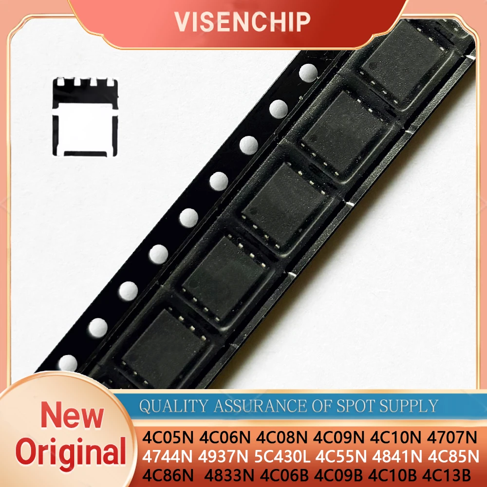5pieces New 4C05N 4C06N 4C08N 4C09N 4C10N 4707N 4744N 4937N 5C430L 4C55N 4841N 4C85N 4C86N  4833N 4C06B 4C09B 4C10B 4C13B QFN8