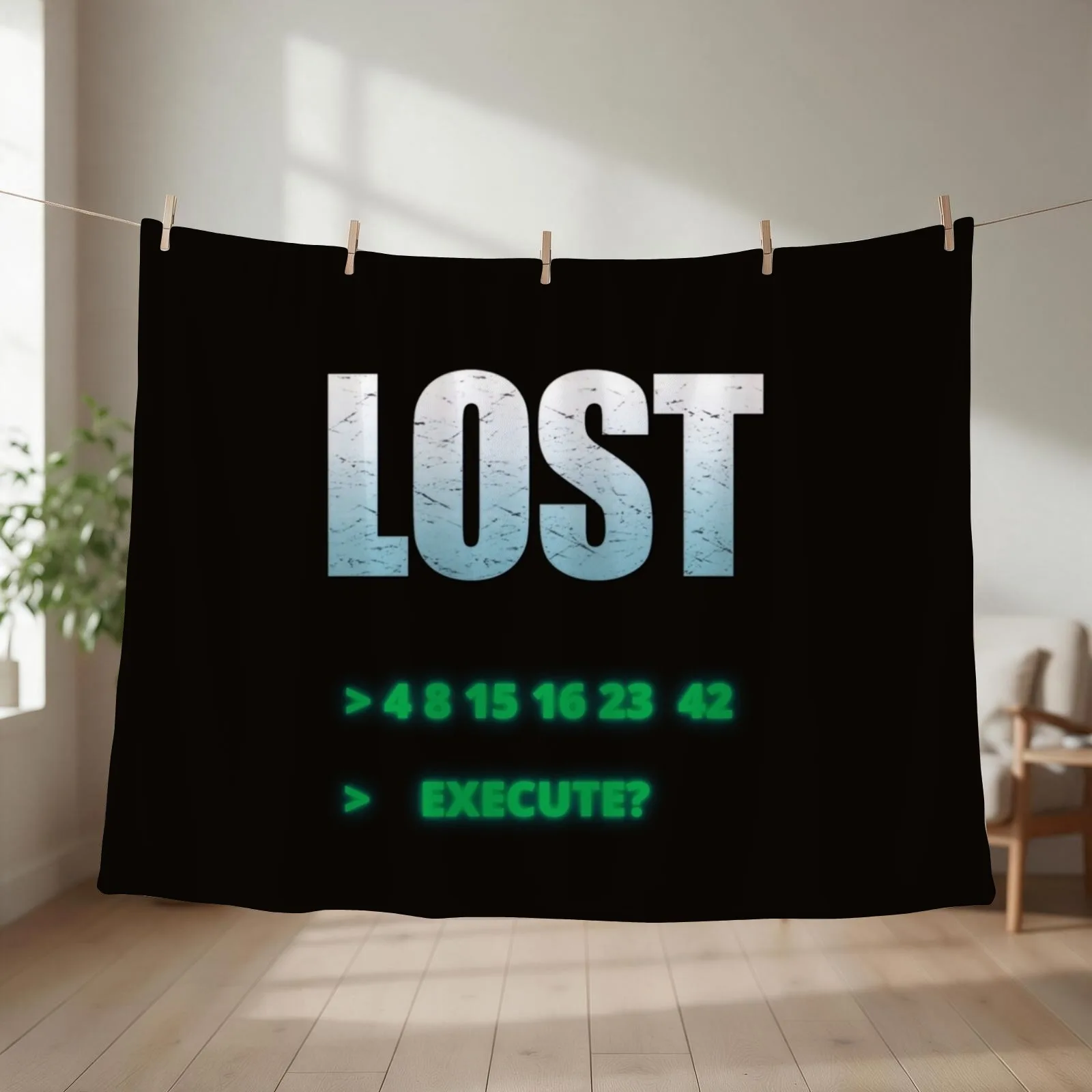 ABC Lost maps island lost island Throw Blanket couch cozy soft plush fuzzy picnic outdoor blanket