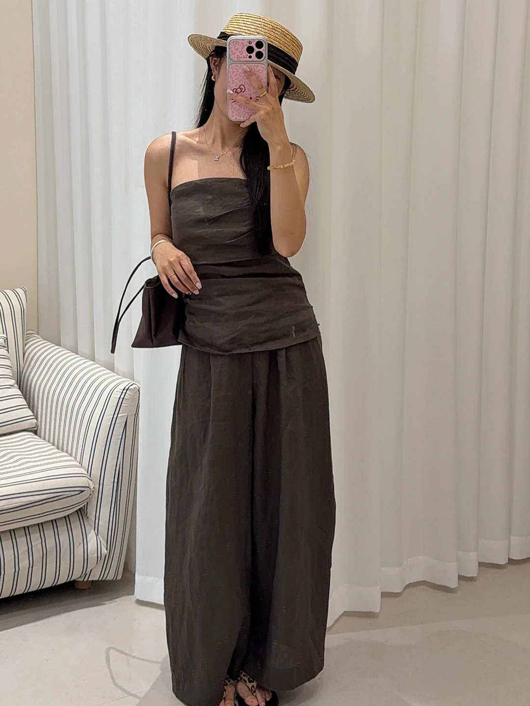 Completo Estivo Casual da Donn - Linen Dress Wrap recensione e prezzo