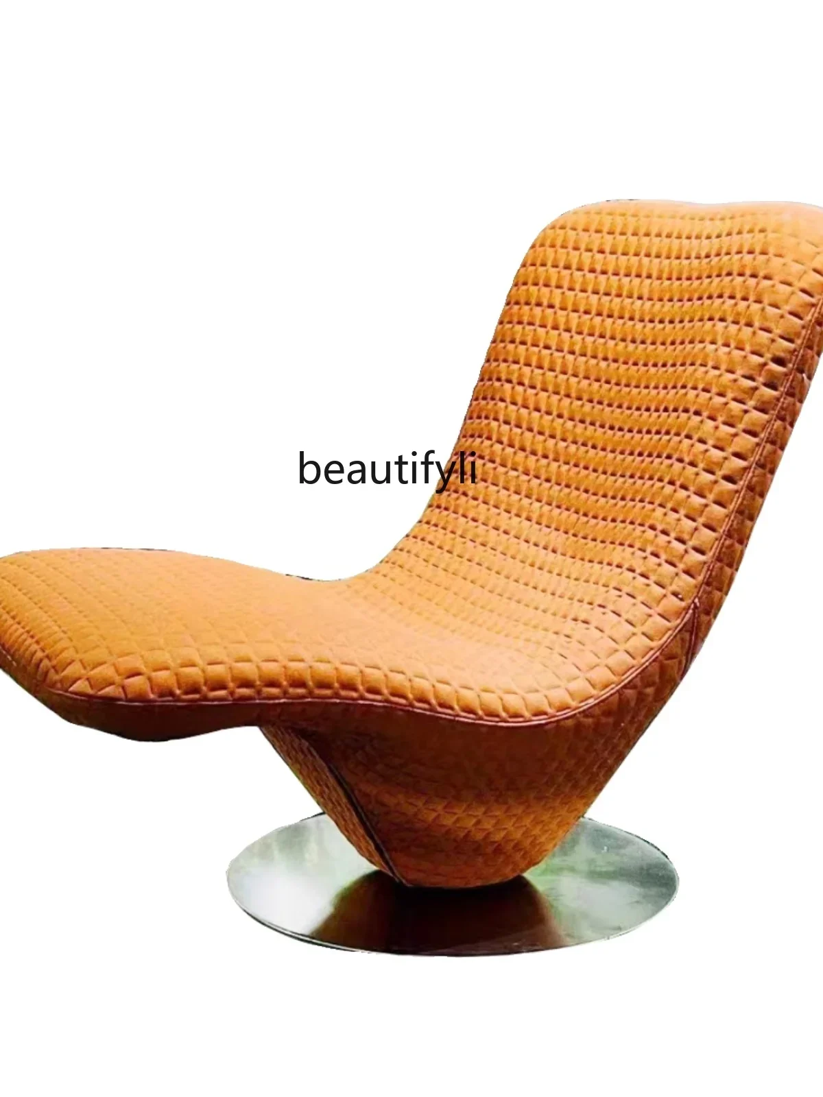 Light Luxury Personality Nordic Home Recliner Leisure Chair Designer Style Hotel Villa Showroom Single-Seat Sofa Chair