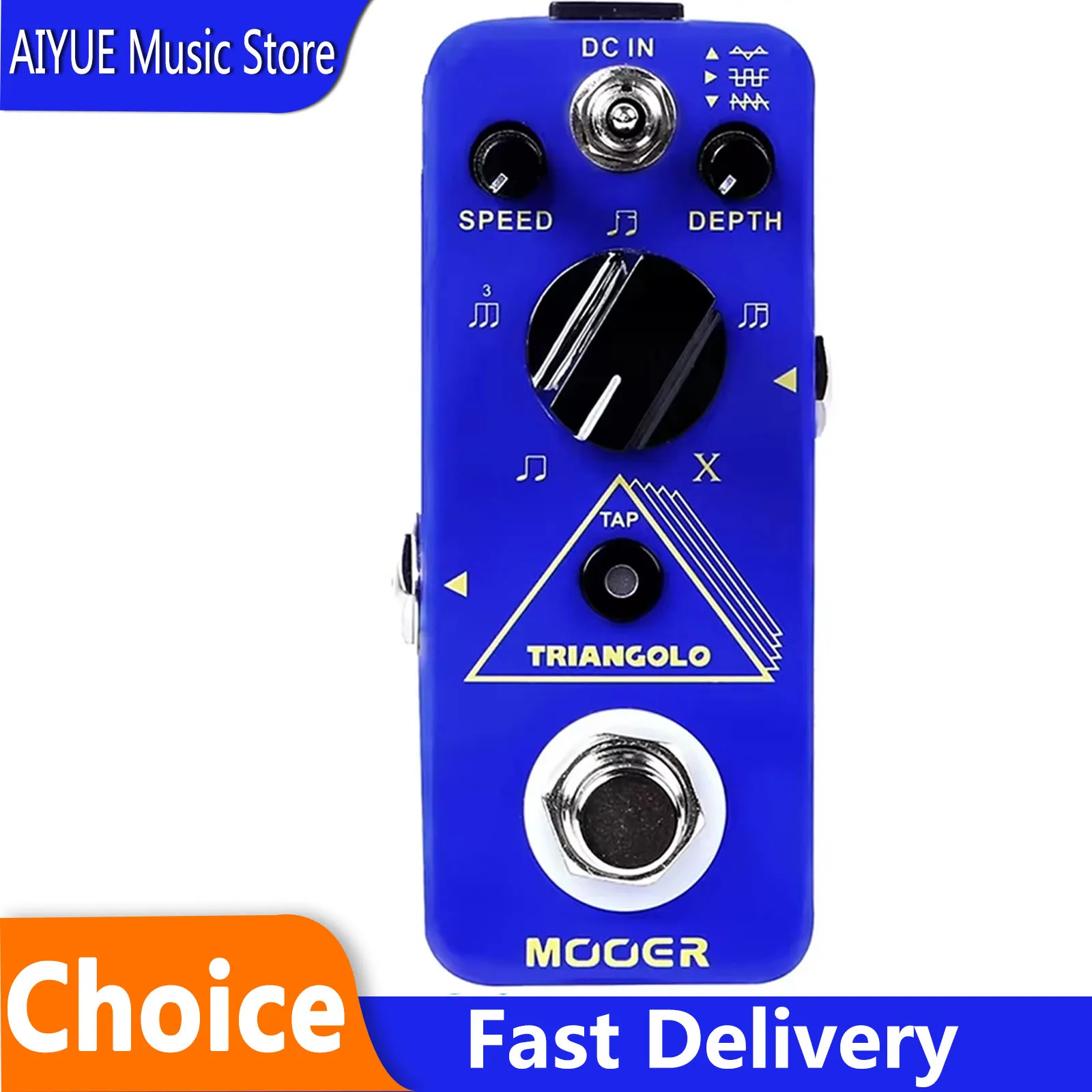 

MOOER Triangolo Electric Guitar Effect Pedal Digital Tremolo Effect Full Metal Shell True Bypass Pedal Guitar Parts