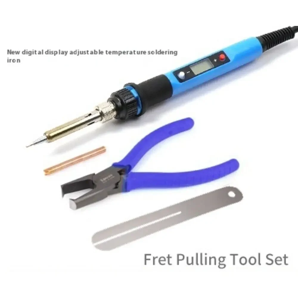 Folk Electric Guitar Fret Removal Kit Puller Tool Fret Replacement and Repair Guitar Repair Puller Pliers