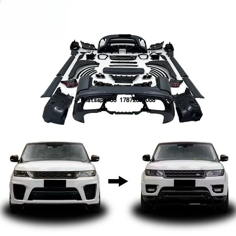 For Range Rover Sport 2014-2017 Upgrade New SVR Style Full Body Kit