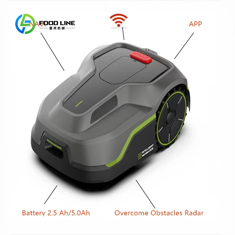 Custom Home Used Garden Yard Smart Remote Control Automatic Lawn Robot Mower for Can Draw The Shape of Work Area