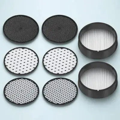 

2Sets Soil Sieve Set Premium Plastic Garden Sifting Pan for Balcony Mini Garden Compost Tool with Coarse Medium Fine Mesh