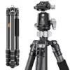 K & Fコンセプト68 ''/1.7mカーボンファイバーカメラ三脚、36mmメタルボールヘッド容量16kg/35.2lbsプロフェッショナル写真三脚 1