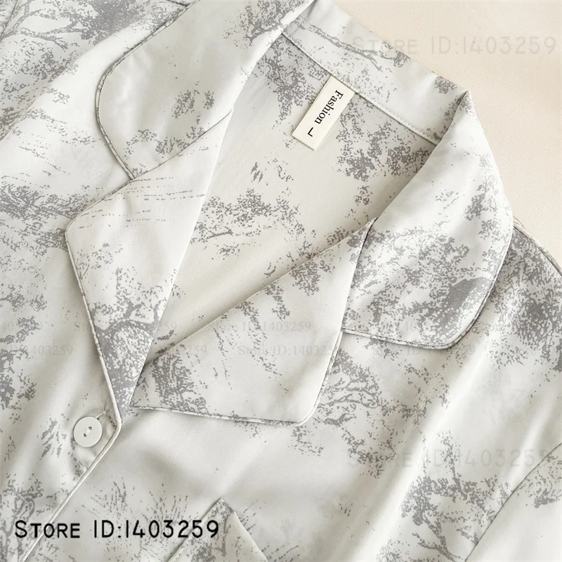 الصيف الإناث 2 قطعة منامة مجموعة المتسكعون مثير طباعة زهرة نوم منامة دعوى فضفاضة عادية رايون Homewear بيجامة الملابس الداخلية