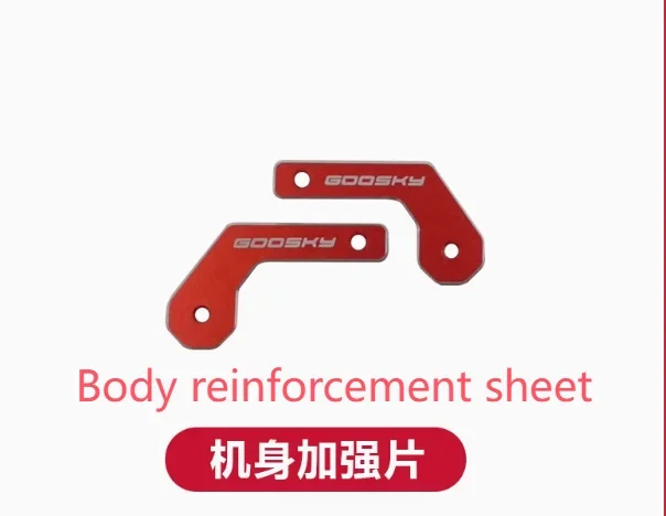 GOOSKY S2 6CH RC suku cadang helikopter Aksesori pisau utama Motor Servo kanopi Linkage poros bantalan