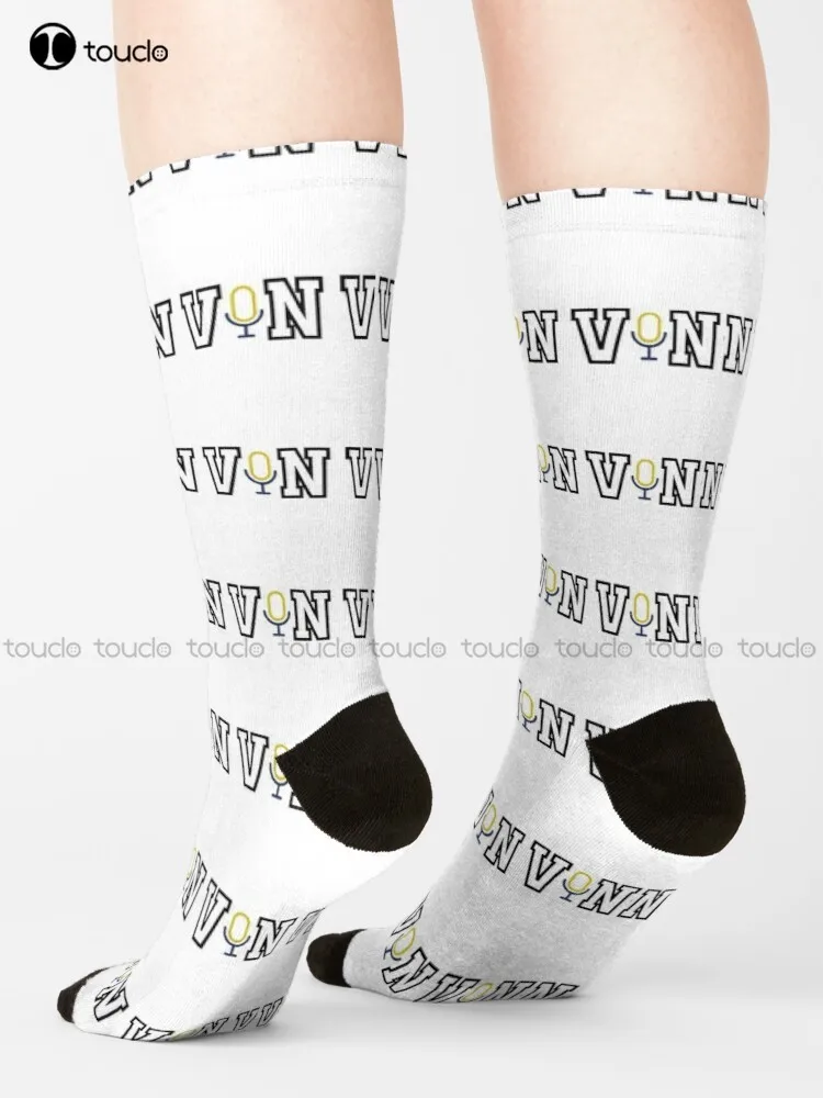 Vin Scully Socks Youth Socks 360° Digital Print Custom Gift Street Skateboard Socks Unisex Adult Creative Funny Socks Halloween