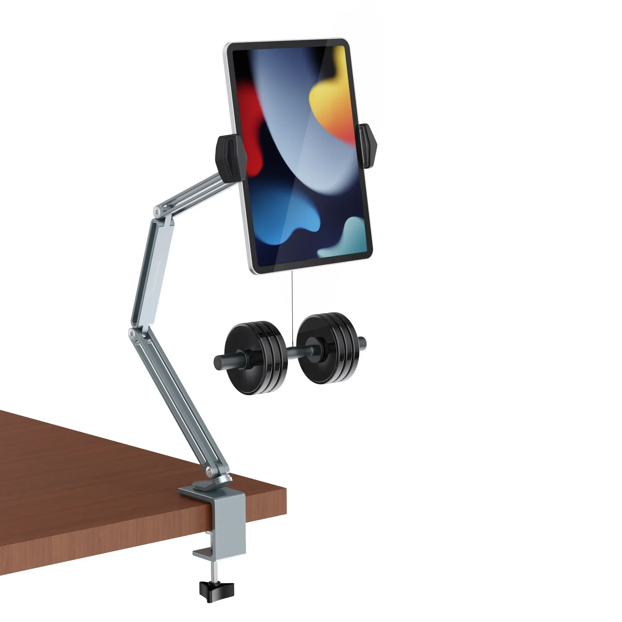 Imagem -05 - Suporte de Tablet Dobrável Ajustável para Xiaomi Suporte de Mesa de Metal Braço Longo Acessórios de Suporte Ipad 11 12 Pro Pad