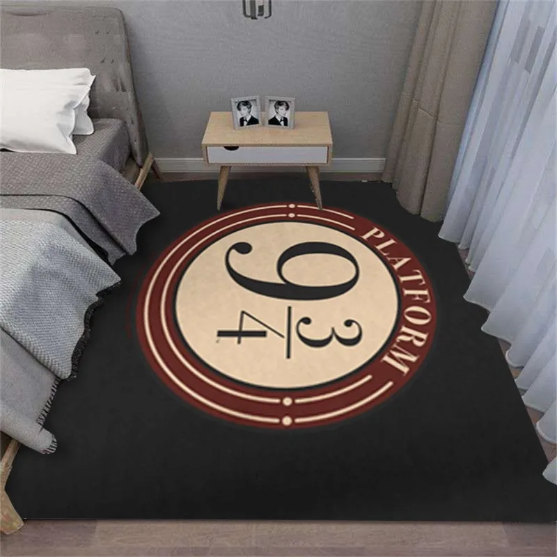 MINISO Disney Letter 934 Cartoon Rug Living Room Bedroom Home Retro Decor Mat Kids Non-slip for Sofa Doormat Carpet Decoration