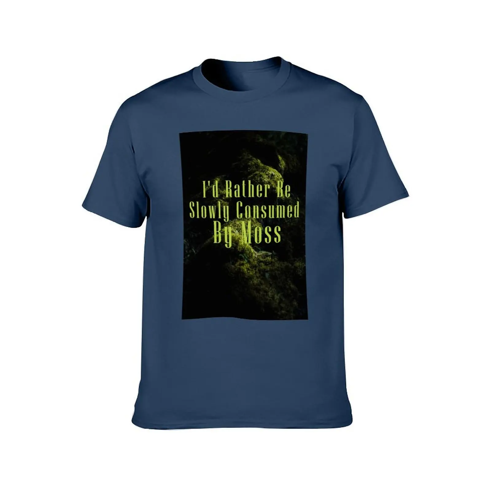 أفضل أن أستهلاك ببطء بواسطة موس تي شيرت تي شيرت للرجل جرافيك مضحك أساسي تي شيرت تي شيرت