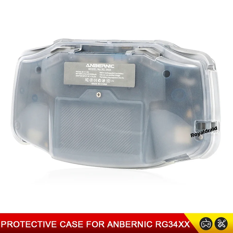 TPU Half Transparent Soft Shell Case Protective Cover For ANBERNIC