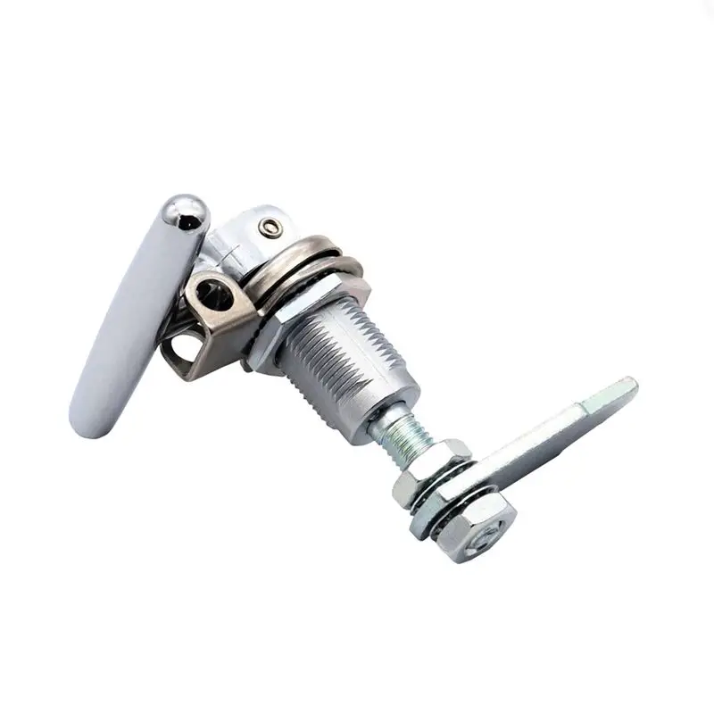 Classy-For RV Boat Door Lock T-Shaped Foldable Handle Adjustable Tension Door Lock RV Lock Accessories
