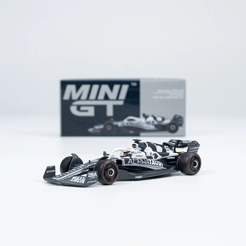 MINI GT 1:64 Model Car F1 2022 AT03 #22 Yuki Tsunoda Alloy Sport Vehicle#521