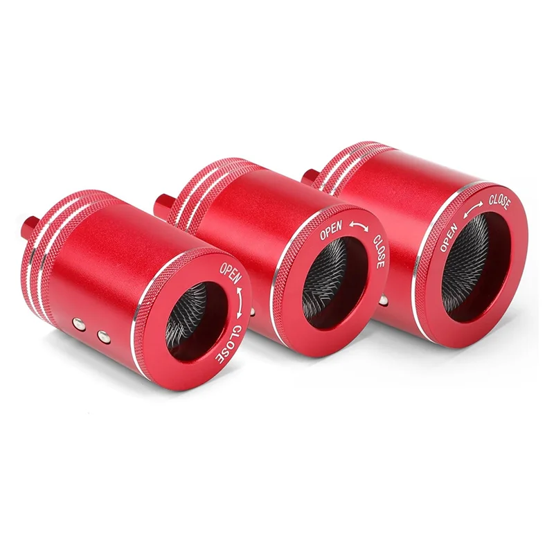 A76X-Kit completo di pulizia per tubi in rame metallico da 3 pezzi per trapano: 1/2", 3/4", 1" – Include 3 spazzole per dimensioni