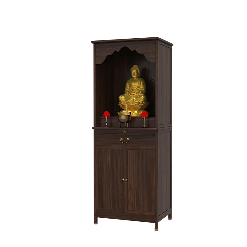 

Wooden Shrine Clothes Closet Buddha Shrine Household Altar Cabinet God of Wealth Worship Counter