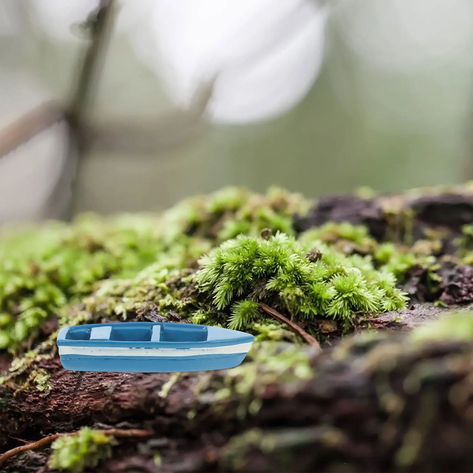 10Pcs Miniature Yacht Ship Nautical Display for Fairy Garden Sand Table Coastal Decor DIY Micro Landscape