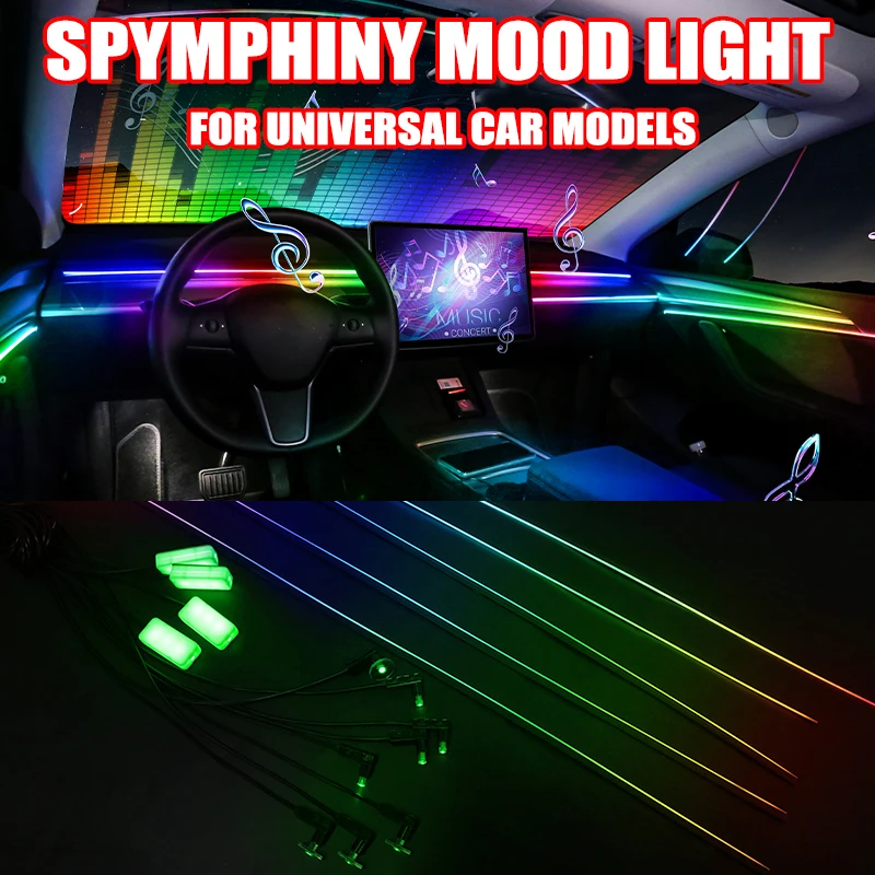 Car LED Ambient Light Interior Part Replacement for Full Color type Not for 64 Color type